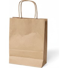 Esila Kağıtçılık 1.kalite Kraft Kağıt Çanta –| 29X15X27 cm | 3’lü Hediye Paketi & Poşeti Seti Çanta Seti