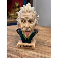 İki Cadı Tasarım Einstein Portre Taş Figür