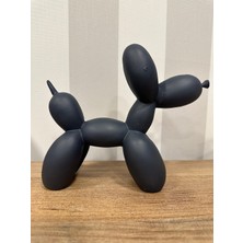 İki Cadı Tasarım Antrasit Balon Köpek, 20X17CM