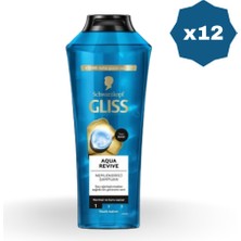 Gliss Şampuan Aqua Revive 400 ml - (12 Adet)