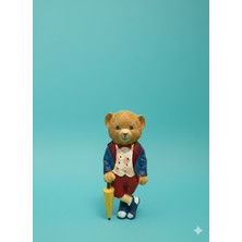 İki Cadı Tasarım Tedy Şemsiyeli Ayıcık Biblo, Dekoratif Obje