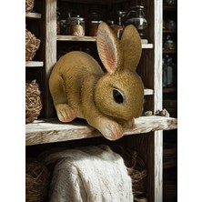 İki Cadı Tasarım Tavşan Biblo Heykel Polyester Obje