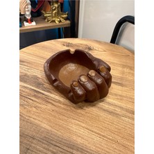 İki Cadı Tasarım Kahverengi Dekor Küllük