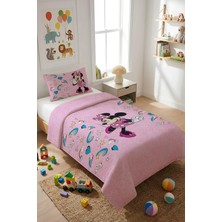 Dolce Mariee Mickey Kadife Kumaş Çocuk Yatak Örtüsü Seti (2 Parça) TKY0025