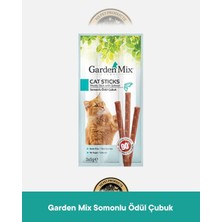 Garden Mix Somonlu Ödül Çubuk - Kedi Stick Ödül Maması 3x5 gr