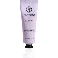 L'actone Sakura Hand Cream 30 ml / El Kremi - 1 Adet Oje Hediyeli