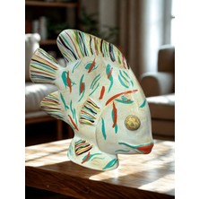 İki Cadı Tasarım Şık ve Dekoratif Polyester Japon Balık, Obje