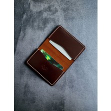 Kalkan Deri Italyan Minimal Deri Kartlık (Tarçın)