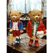 İki Cadı Tasarım Tedy Ikili Biblo Set