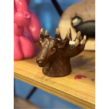 İki Cadı Tasarım Geyik Mumluk