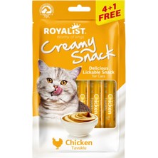 Royalist Creamy Snack – Tavuklu Kedi Ödülü (4+1)