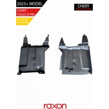 Raxon Chery Tiggo 8 Pro 2023+ Yan Teker Iç Koruma – Çamurluk Davlumbazı | Tam Uyumlu Set