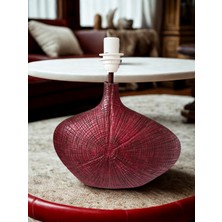 İki Cadı Tasarım Ağaç Desenli Vazo Şeklinde Abajur, Uzun Polyester Dekoratif Obje