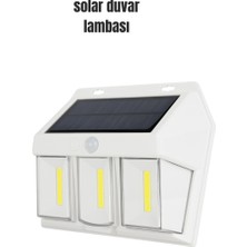 Maarketim Suya Dayanıklı Solar Duvar Lambası – Akıllı Gece Sensörlü Işık