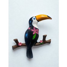 İki Cadı Tasarım Tukan Polyester Asılabilir Duvar Dekorasyon Ürünü