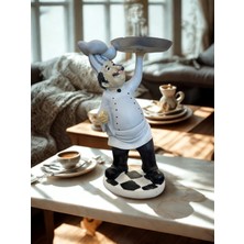 İki Cadı Tasarım Aşçı Şef Dekoratif Polyester Biblo, Sunumluk