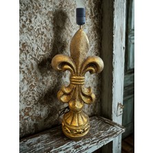 İki Cadı Tasarım Maça Vintage Abajur | Dev Boy Polyester Dekoratif Aksesuar Obje