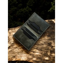 Kalkan Deri King Model El Yapımı Hakiki Deri Cüzdan - 10X7.5 cm Minimalist ve Şık Tasarım