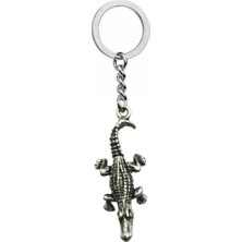 Herşey Nota Timsah Figürlü Unisex Anahtarlık – Güçlü, Cesur ve Özgün Tasarım