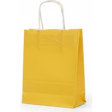 Esila Kağıtçılık 1.kalite 18X8X24CM 1’li Yağ Yeşili Renkli Kraft Kağıt Çanta Hediye Poşeti Hediye Paketi Kraft Çanta