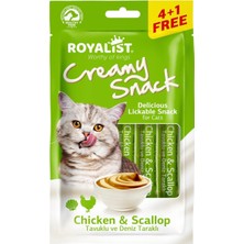 Royalist Creamy Snack – Kedi Ödülü (4+1) Kedinizin Vazgeçemeyeceği Lezzet!