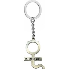 Herşey Nota Punk Stili Şeytan Unisex Anahtarlık – Gotik ve Alternatif Tasarım