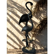 İki Cadı Tasarım Flamingo 2'li Set Dekoratif Polyester Obje