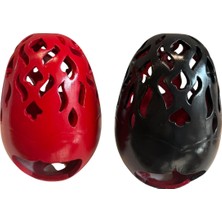 İki Cadı Tasarım Mumluk Yılbaşı Dekor Dekoratif Seramik Ev Ofis Dekoratif Obje