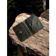 Kalkan Deri El Dikişi Deri Kartlık – Minimal, Doğal ve Estetik - 10X7.5 cm Minimalist ve Şık Tasarım