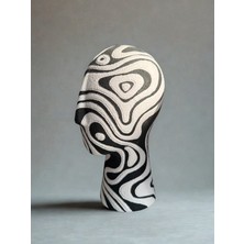 İki Cadı Tasarım Soyut Windy Head Biblo Ev , Ofis Dekoratif Obje, Polyester Modern Heykel