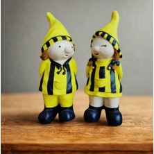 İki Cadı Tasarım Taraftar Mini Kız ve Mini Erkek Cüce