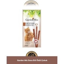 Garden Mix Dana Etli Ödül Çubuk - Kedi Stick Ödül Maması 3x5 gr