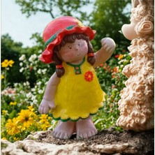 İki Cadı Tasarım Anne Cüce Bahçe Dekorasyon Ürünü, Dekoratif Bahçe Dekoru, Cüce Heykeli