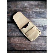 Kalkan Deri Italyan Natural Minimal Deri Kartlık