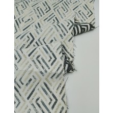 Ünsal Tekstil Geometrik Desen Brokar Kumaş