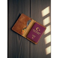 Kalkan Deri El Yapımı Hakiki Italyan Deri Pasaport Cüzdanı – Premium Seyahat Cüzdanı | Minimal ve Şık Tasarım