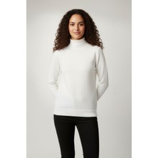 Wekame Kadın Balıkçı Yaka Yumuşak Triko Kazak