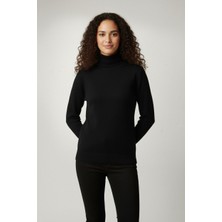 Wekame Kadın Balıkçı Yaka Yumuşak Triko Kazak