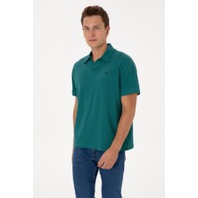 U.s. Polo Assn. Erkek Koyu Yeşil Tişört 50324787-VR101
