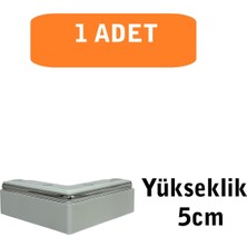 Homdep Nescamuse Kanepe Koltuk Tv Ünitesi Konsol Yükseltme L Model Plastik Ayak Beyaz 5cm 1 Adet