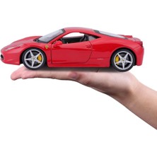 Welly 1:24 Ölçek Burago Ferrari F458 Italia Model Araba