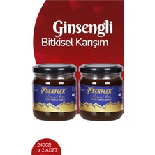 İlaçsan Group Sertlex Ginsengli , Çakşır Otlu , Tongkhat Ali , Epimedium2, Panax , Tribulus Erkeklere Özel Kuvvet Macunu Geç Sert Güçlü Ilişki Atom Macunu Ballı Bitkisel Karışım 240 gr x 2 Adet