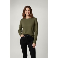 Wekame Kadın Bisiklet Yaka Yumuşak Triko Kazak