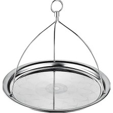 Emrullah Rostfrei Paslanmaz Çelik Çaycı Askısı & Tepsisi 46CM