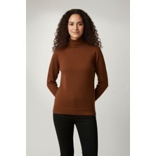 Wekame Kadın Balıkçı Yaka Yumuşak Triko Kazak