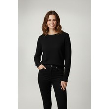 Wekame Kadın Bisiklet Yaka Yumuşak Triko Kazak