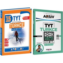 Apotemi Yayınları Tyt Türkçe Deneme ve Konu Konu Son 8 Yıl Çıkmış Sorular Seti 2 Kitap