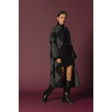 Avrile Baklava Desenli Triko Hırka