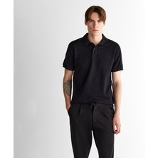 Gant Erkek Siyah Regular Fit Logolu Polo