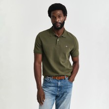 Gant Erkek Yeşil Regular Fit Polo
